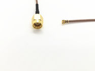 Mini-PCI zu Zopf-Antennen-Wi-Fi Koaxial-RG -178 SMA männliches dämpfungsärmem Kabel