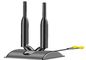Tragbarer magnetischer Berg Doppelband-Wifi-Antenne für Digital Fernsehsystem fournisseur