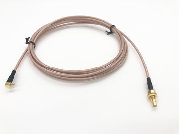 China MMCX rechtwinkliger Stecker SMB-zum weiblichen geraden Rf-Kabel RG 178 fournisseur
