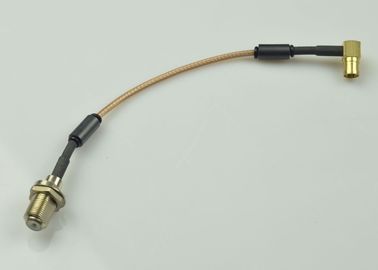 China Mikro-Frau Rf-Kabel-F zu MCX weibliche Koaxialkabel RG 316 mit Ferrit-Kern fournisseur