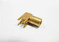 Gold überzogene Koaxialstecker Rfs, Stempel SMB-Rf-Verbindungsstück PWB-Berg-Brett fournisseur